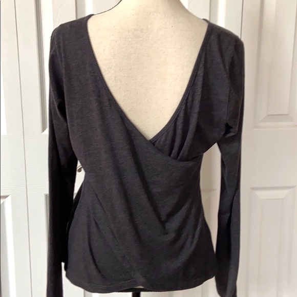 PrAna Breathe Faux Wrap Back Long Sleeve Top - Picture 4 of 8